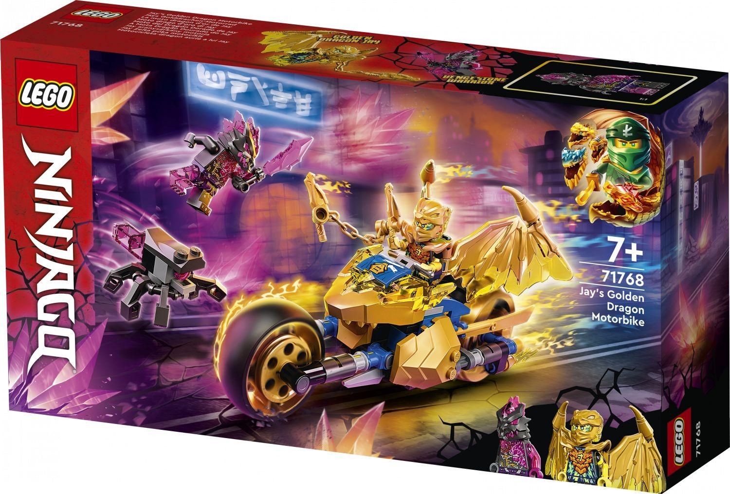Lego Ninjago - La Moto Dragon D'or De Jay - 71768 - 4