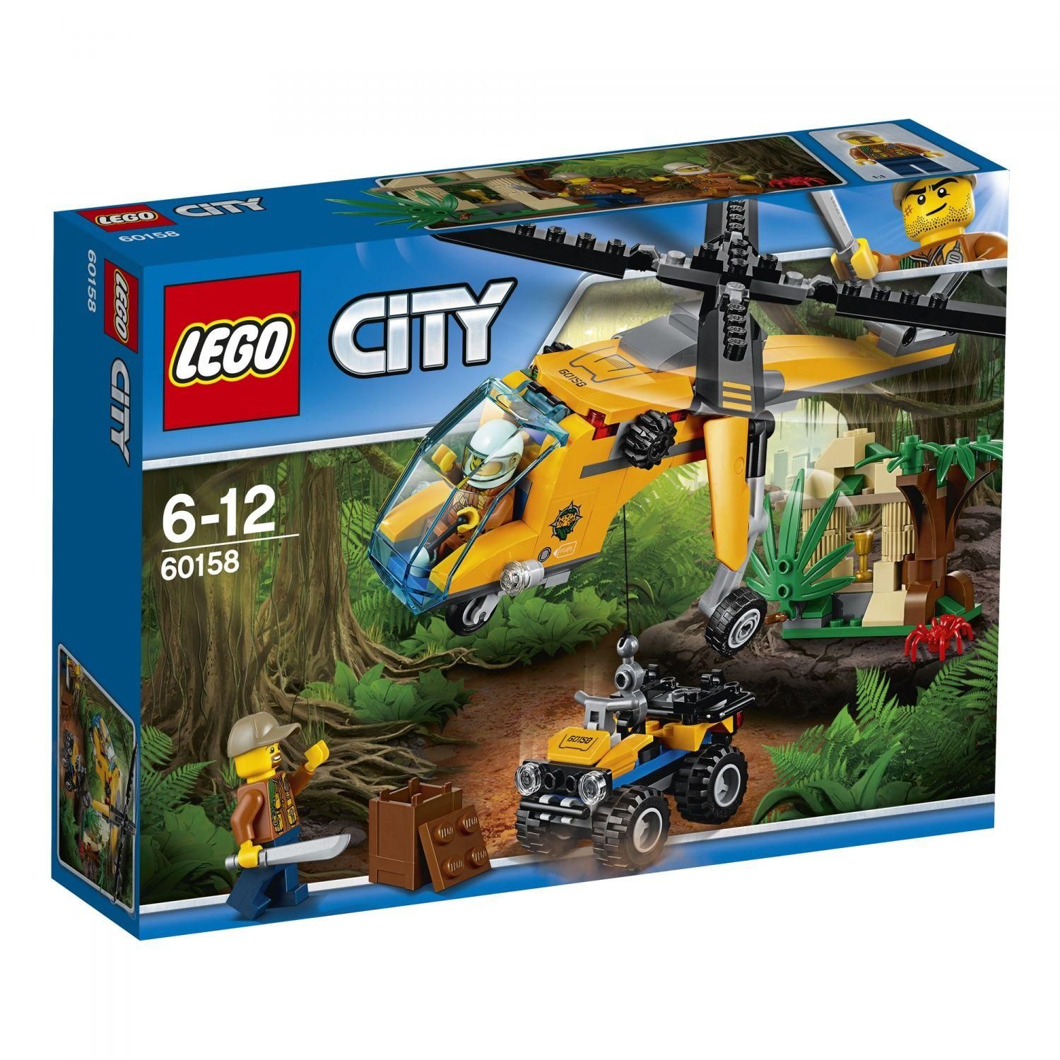 Lego 60158 - L'hlicoptre Cargo De La Jungle