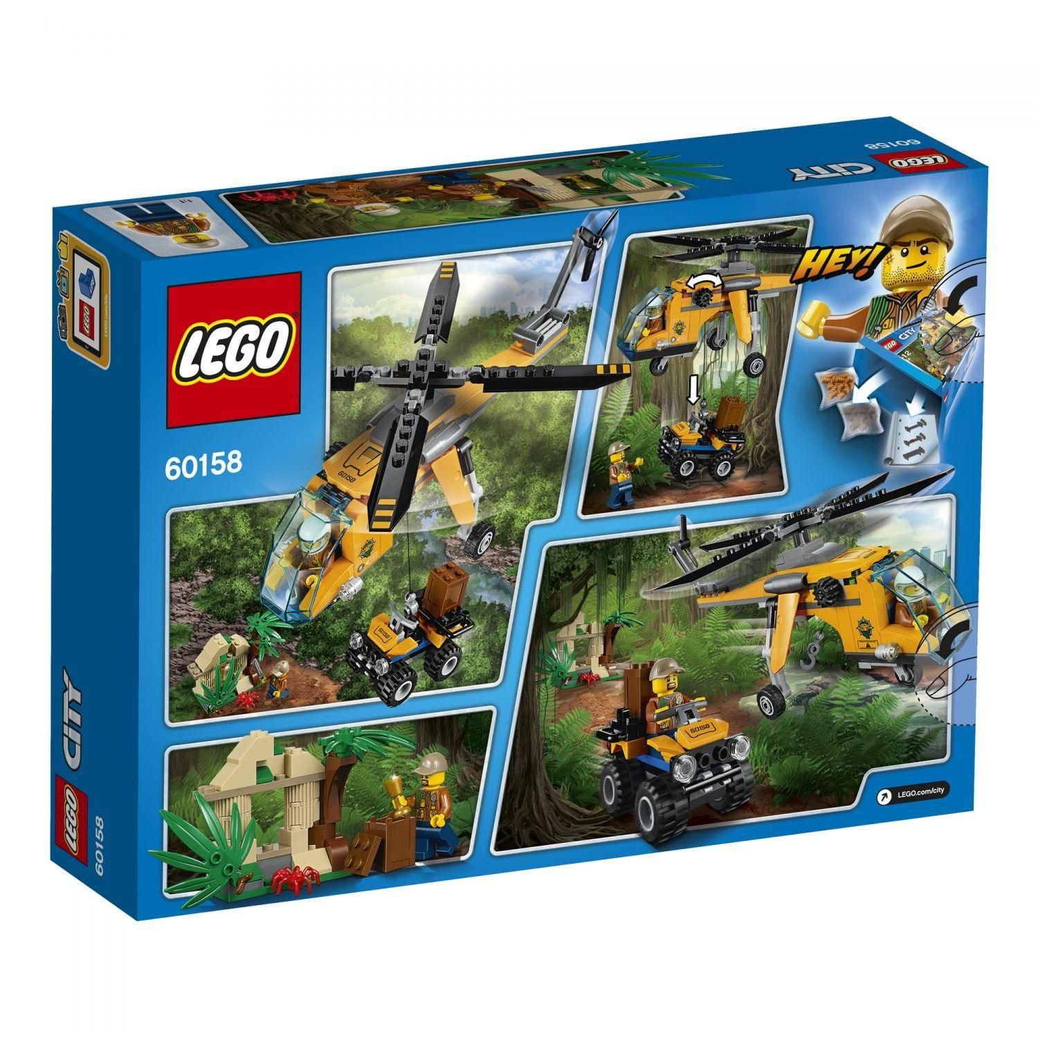 Lego 60158 - L'hlicoptre Cargo De La Jungle - 2