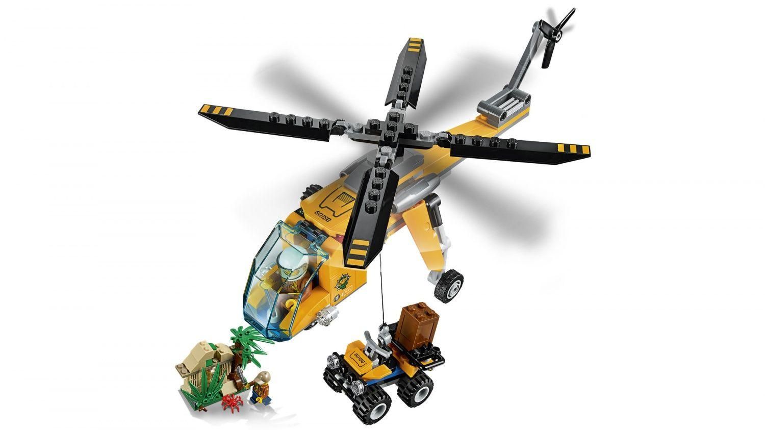 Lego 60158 - L'hlicoptre Cargo De La Jungle - 4