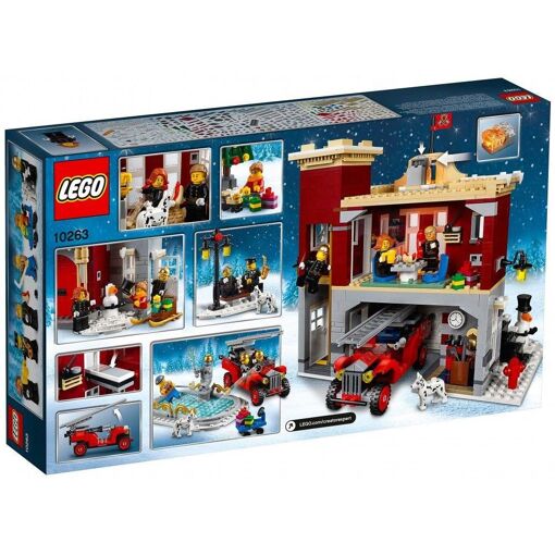 Lego Creator - La Caserne Des Pompiers Du Village D'hiver - 10263 - 2
