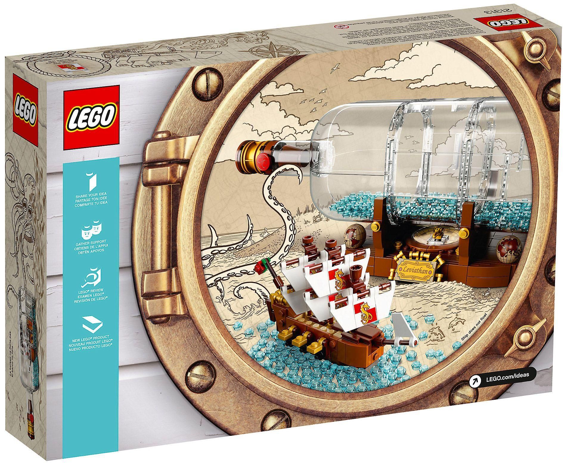 Lego Ideas - Bateau Dans Une Bouteille - 21313 - 2