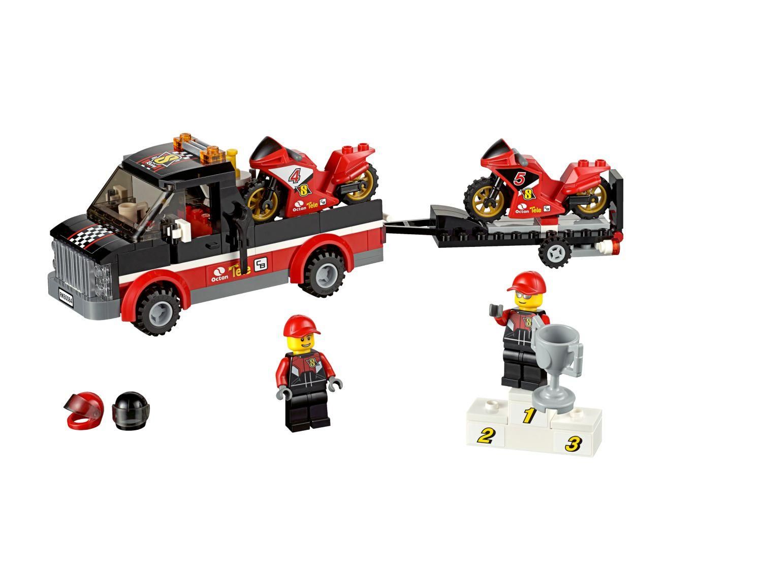 Lego City - Le Transporteur De Motos De Course - 60084