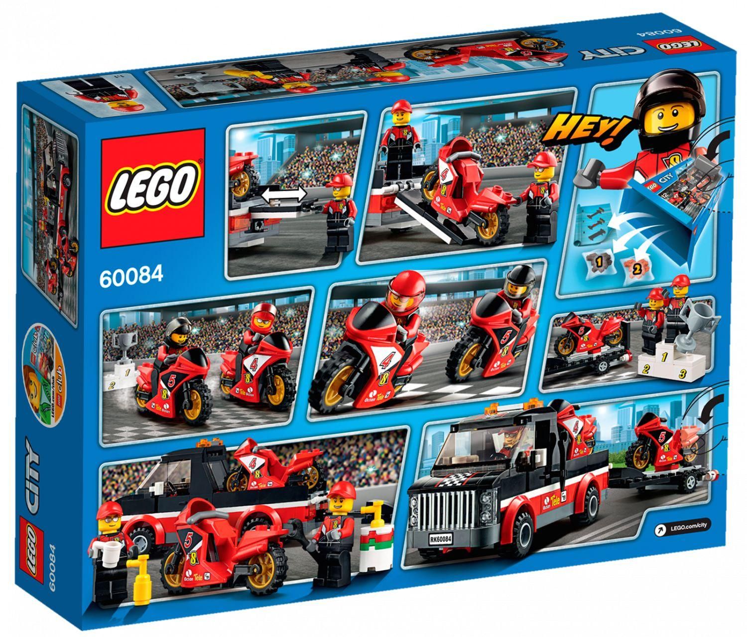 Lego City - Le Transporteur De Motos De Course - 60084 - 4