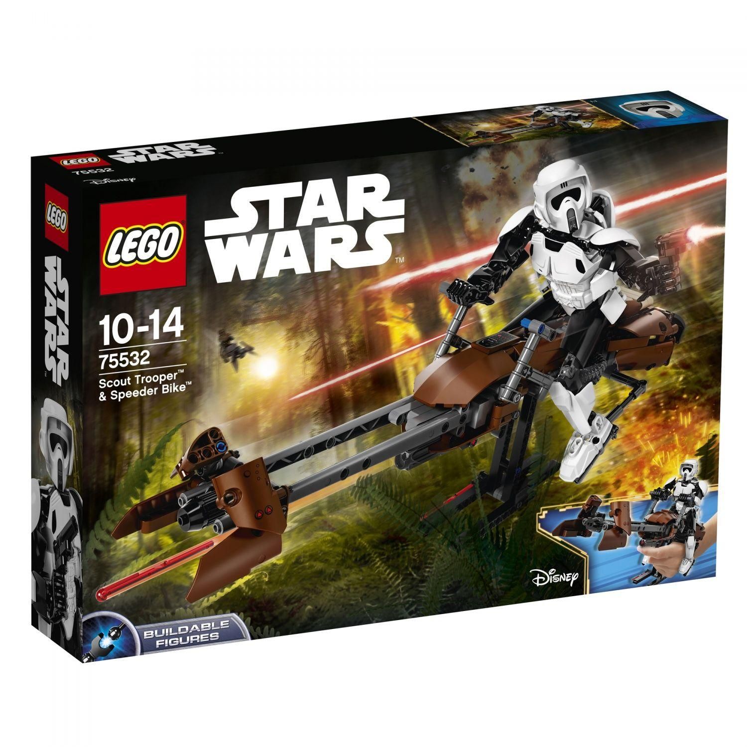Lego Star Wars - Scout Trooper &amp Speeder Bike - 75532