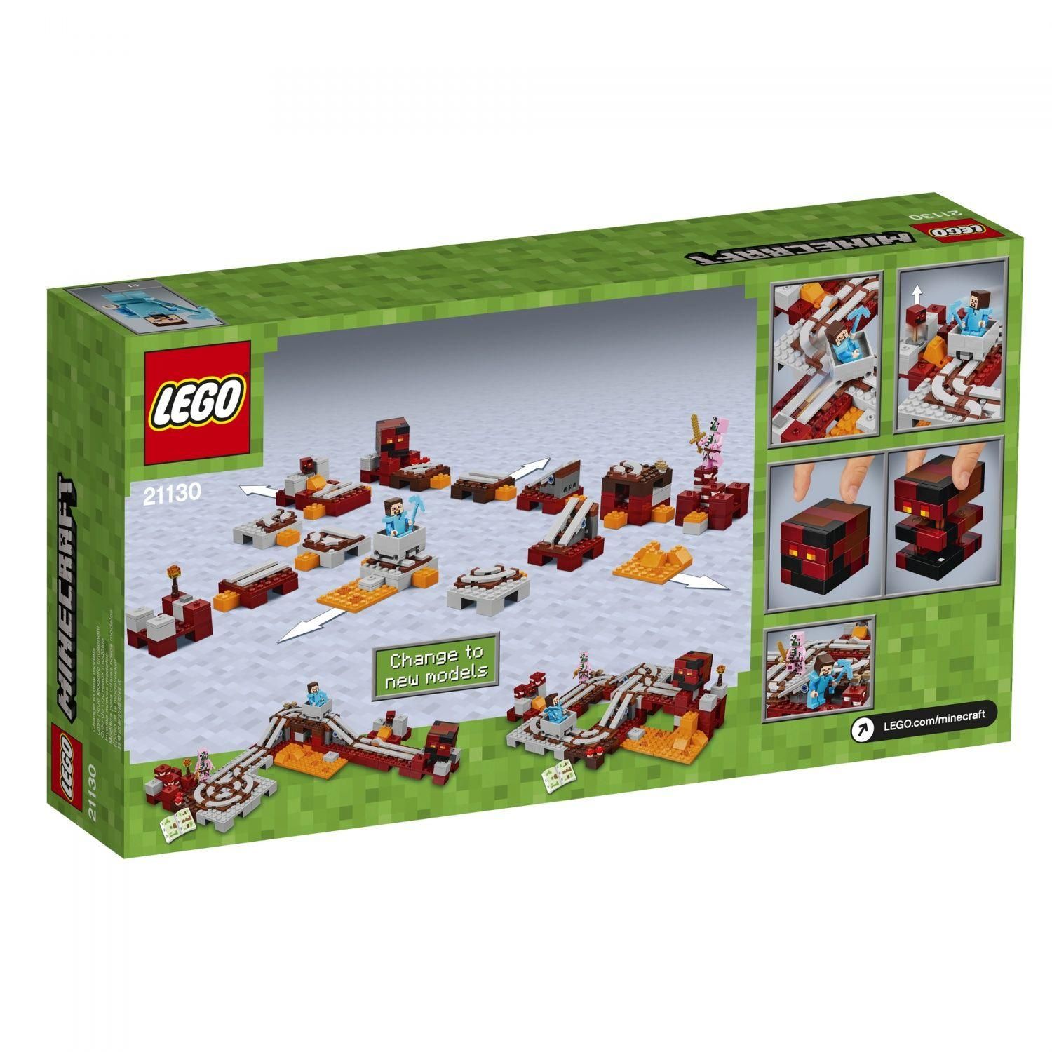 Lego Minecraft - Les Rails Du Nether - 21130 - 2