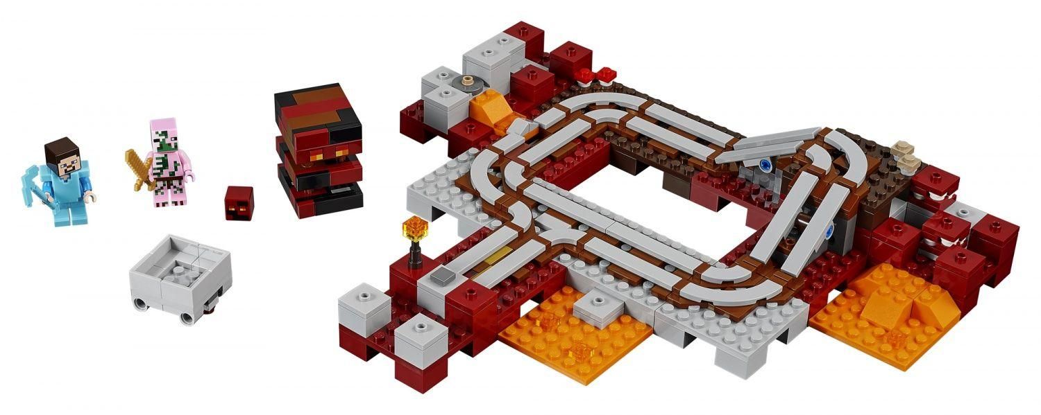 Lego Minecraft - Les Rails Du Nether - 21130 - 3