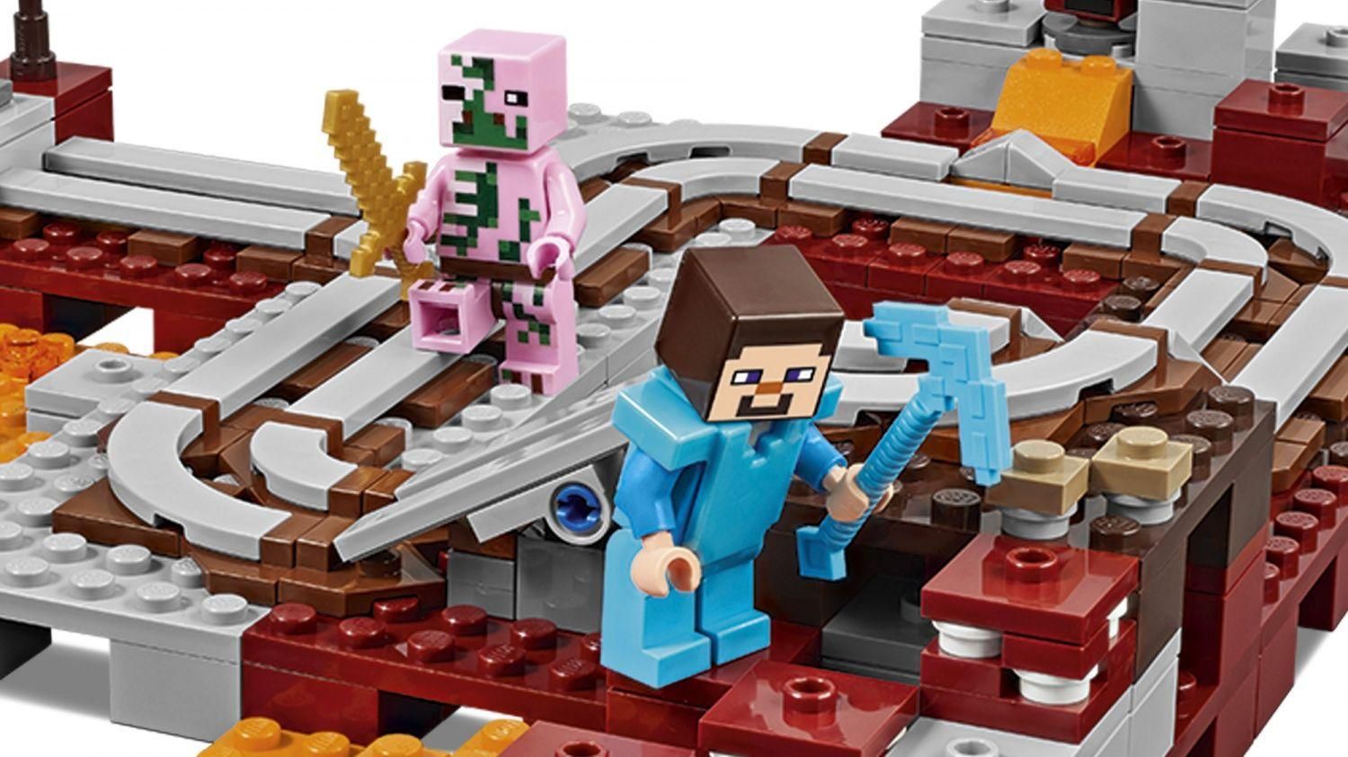 Lego Minecraft - Les Rails Du Nether - 21130 - 4