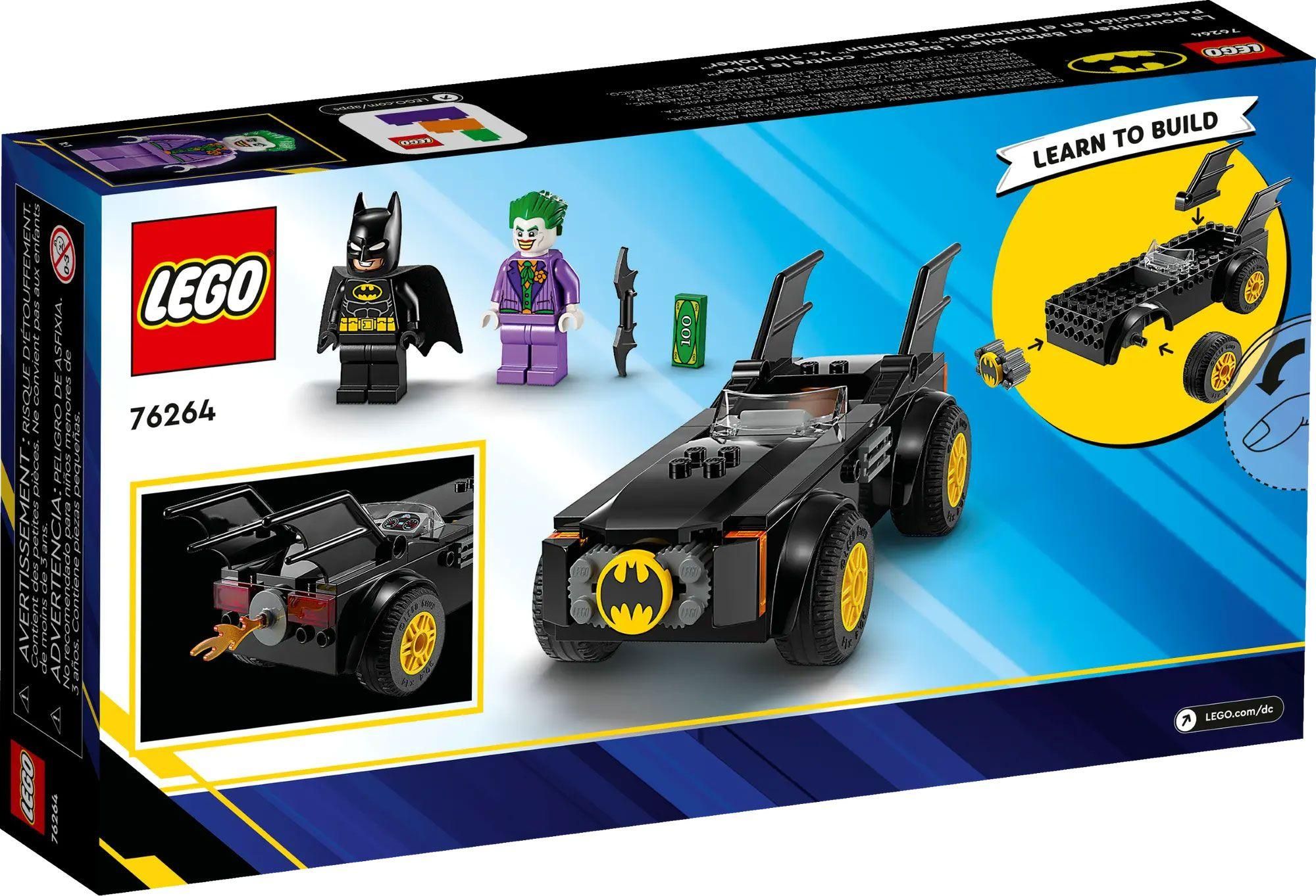 Lego Dc Comics - La Poursuite Du Joker En Batmobile - 76264 - 2