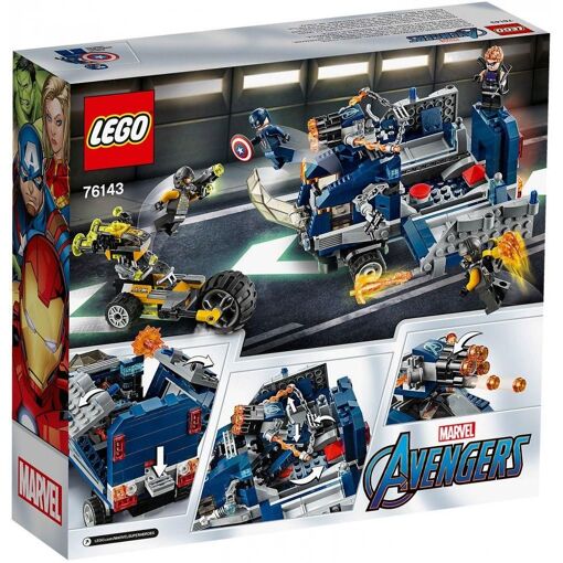 Lego Marvel - L'attaque Du Camion Des Avengers - 76143 - 2