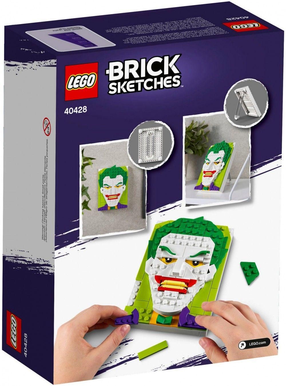 Lego Brick Sketches - Le Joker (Dc / Batman) - 40428 - 2