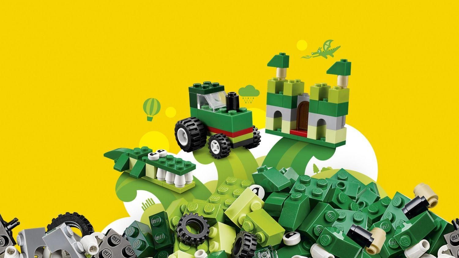 Lego Classic - Bo�te De Construction Verte - 10708 - 4