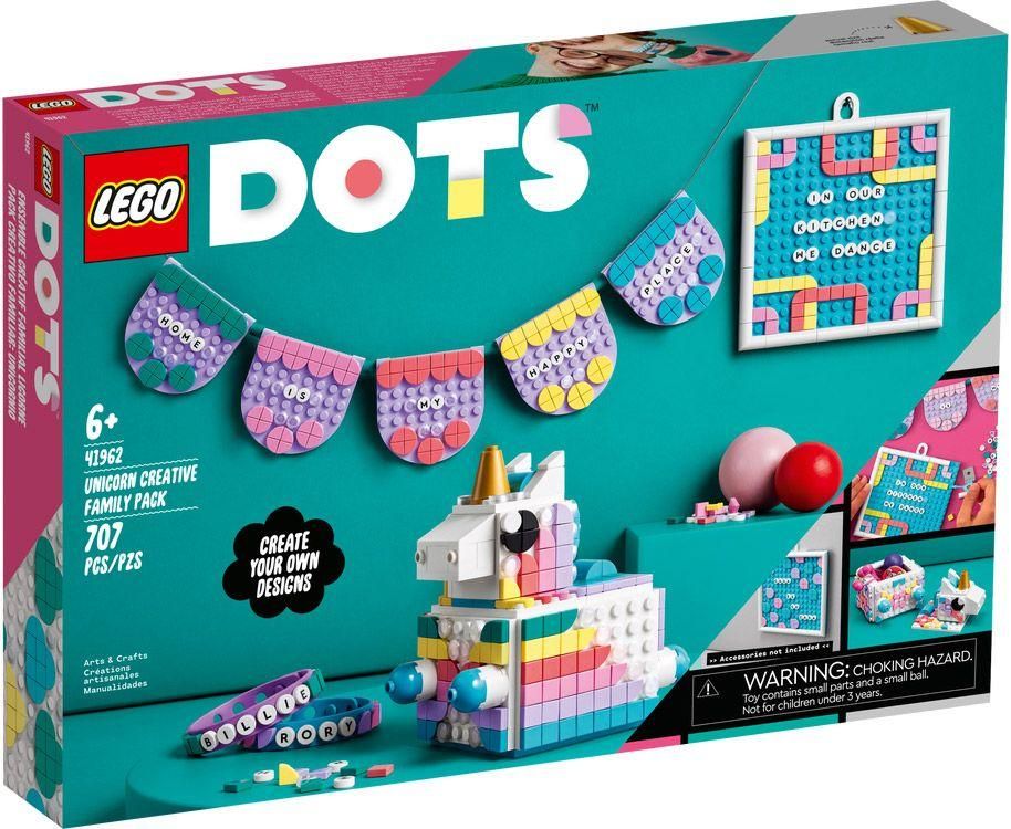 Lego Dots - Le Kit Cratif Familial Licorne - 41962
