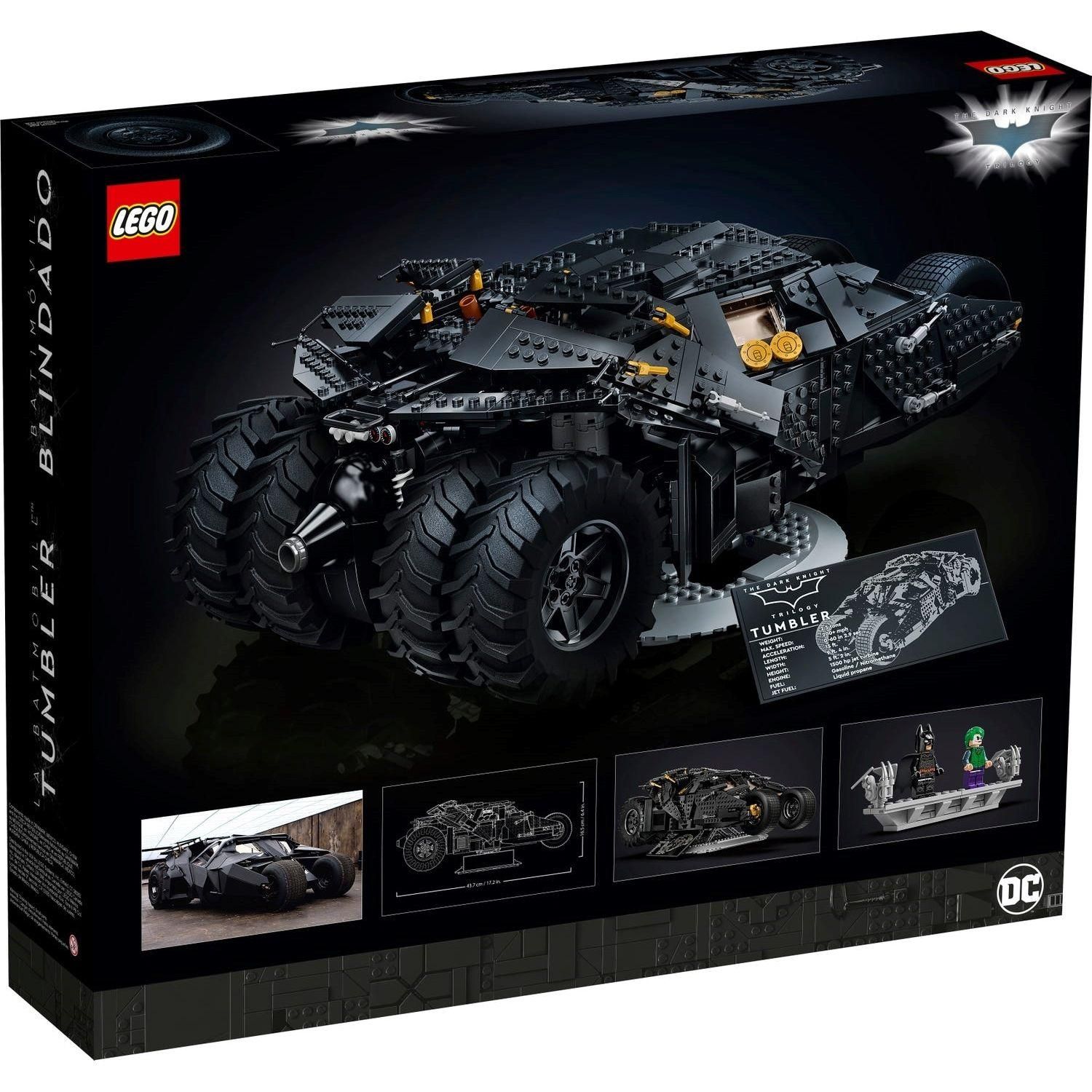 Lego Dc Comics - La Batmobile Tumbler - 76240 - 2