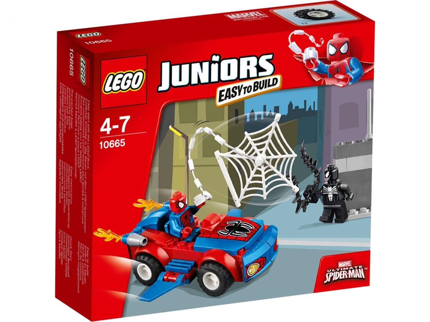 Lego Juniors - Spider-Man: Poursuite Avec La Spider-Car - 10665