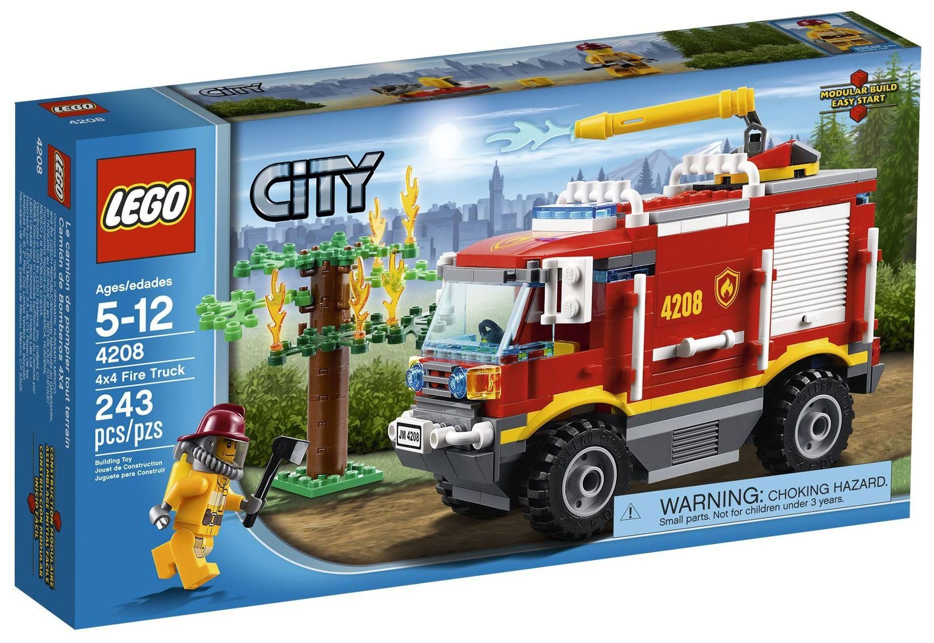 Lego City - Le Camion De Pompier Tout-Terrain - 4208