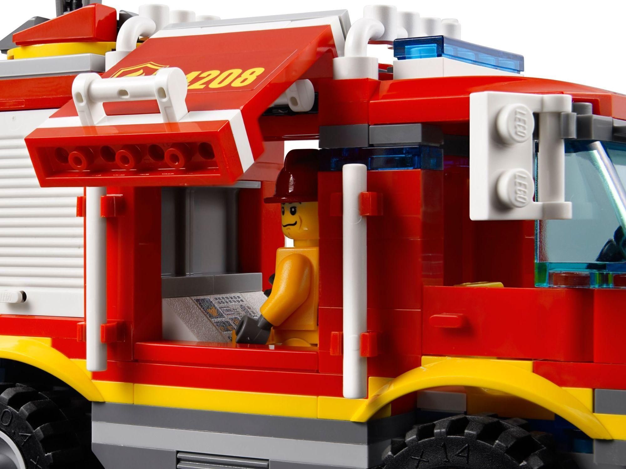 Lego City - Le Camion De Pompier Tout-Terrain - 4208 - 4