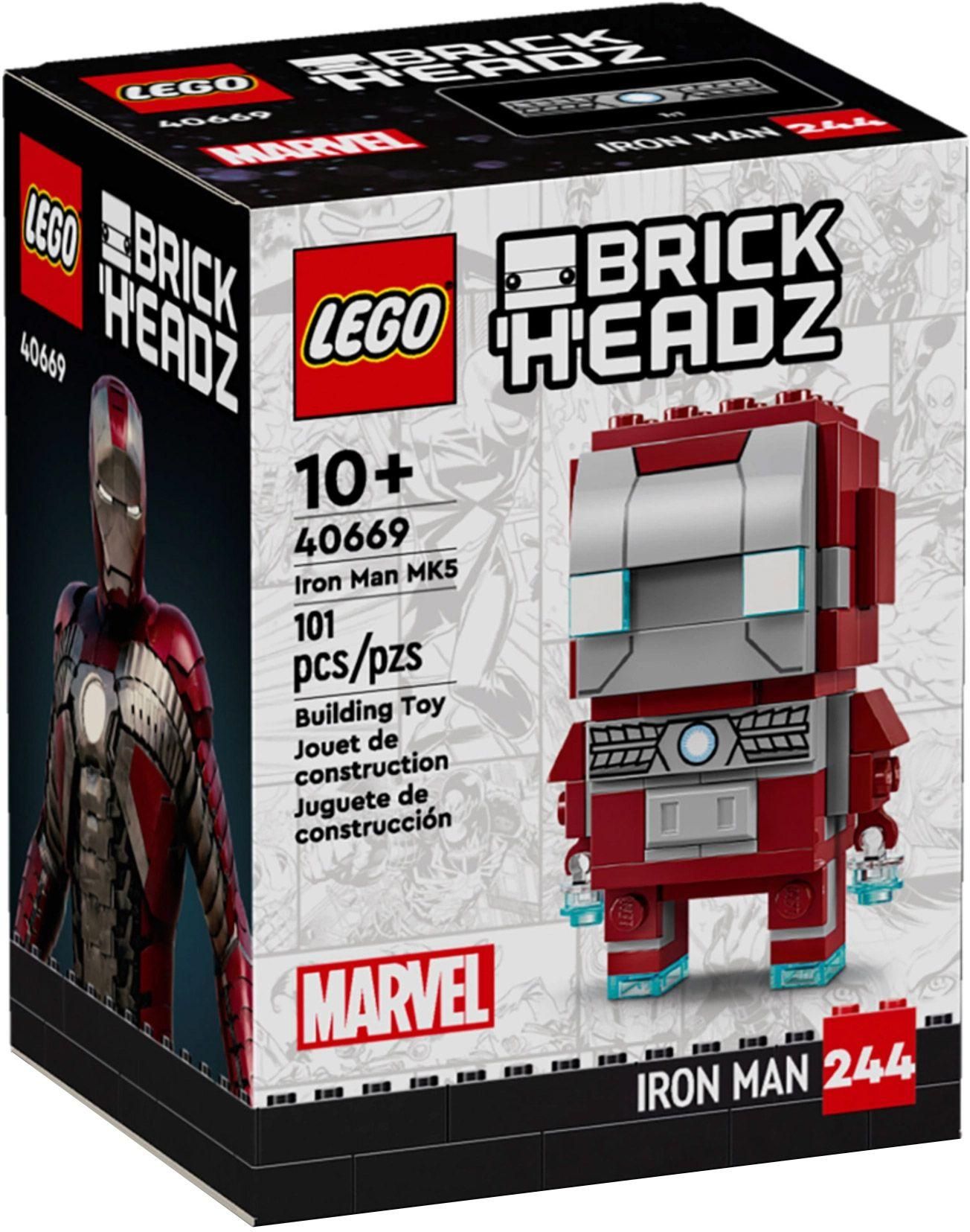 Lego Brickheadz - Figurine D'iron Man Mk5 - 40669