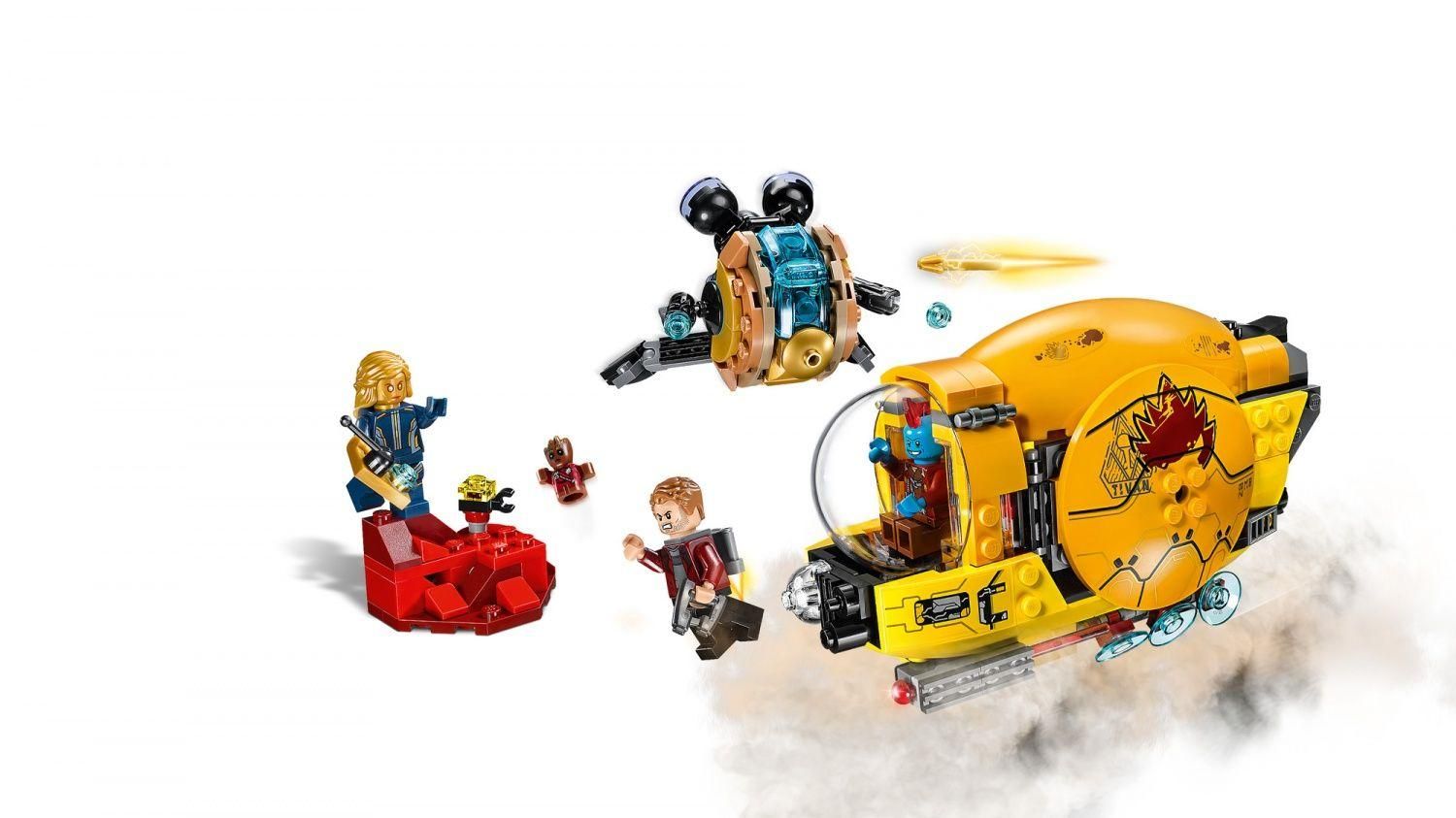LEGO 76080 - Les Gardiens de la Galaxie 2 - La revanche d'Ayesha | Rakuten, image size:1500x843