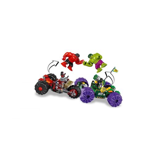 Lego 76078 - Hulk Contre Hulk Rouge - 3