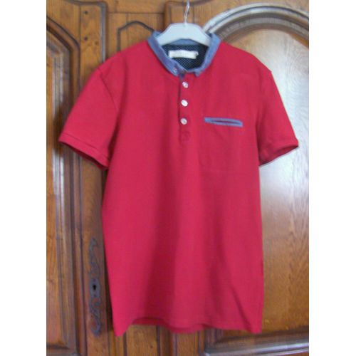Polo Rouge Celio Atelier - Taille M