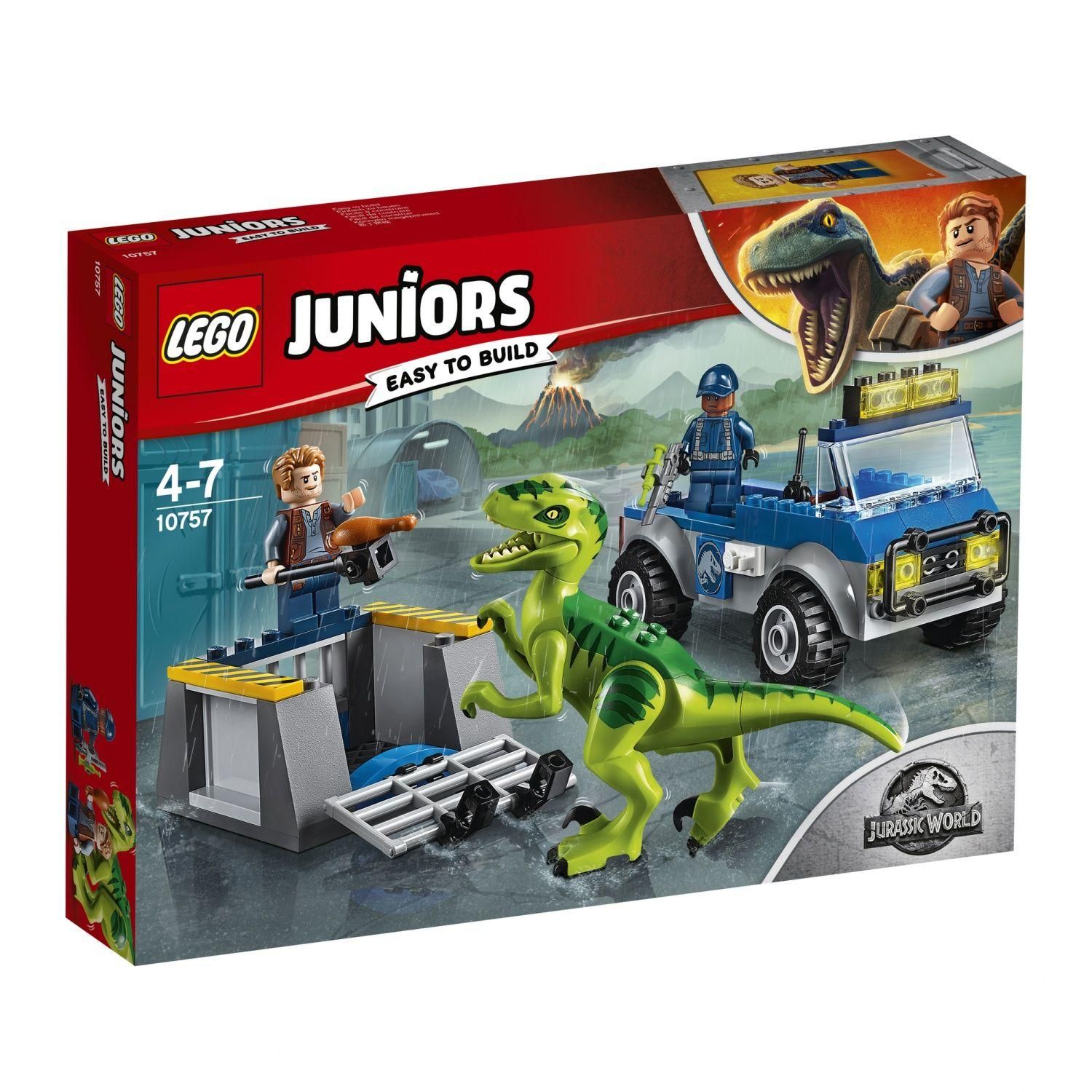 Lego Juniors - Le Camion De Secours Des Raptors (Jurassic World) - 10757