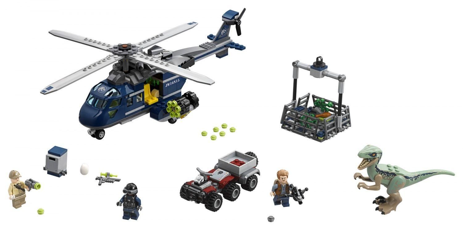 Lego Jurassic World - La Poursuite En H�licopt�re De Blue - 75928 - 3