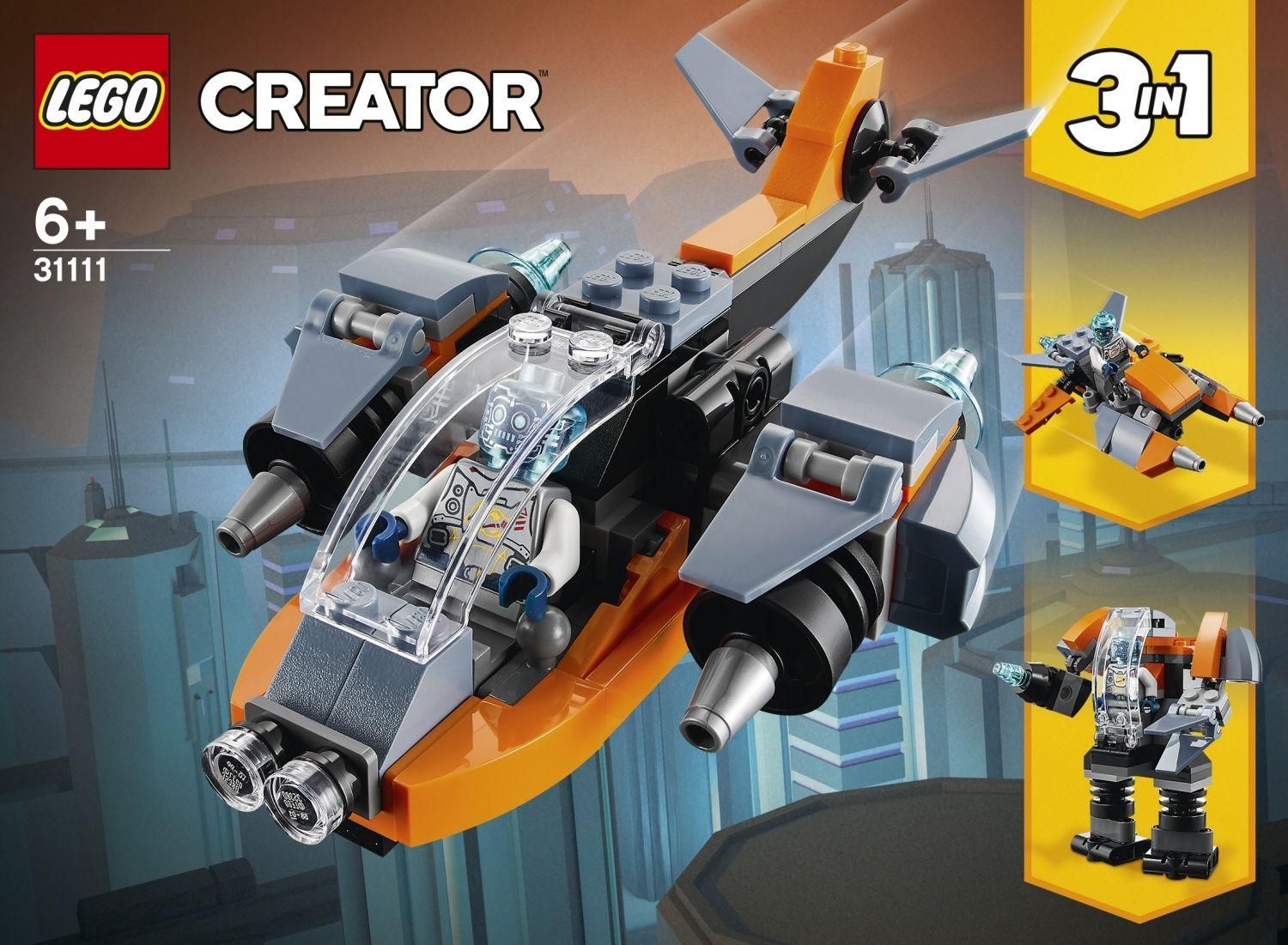 Lego Creator - Le Cyber Drone - 31111 - 3