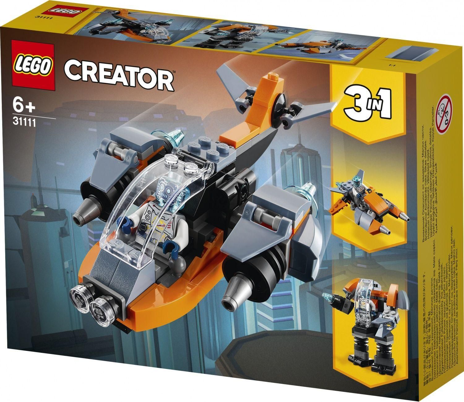 Lego Creator - Le Cyber Drone - 31111 - 4