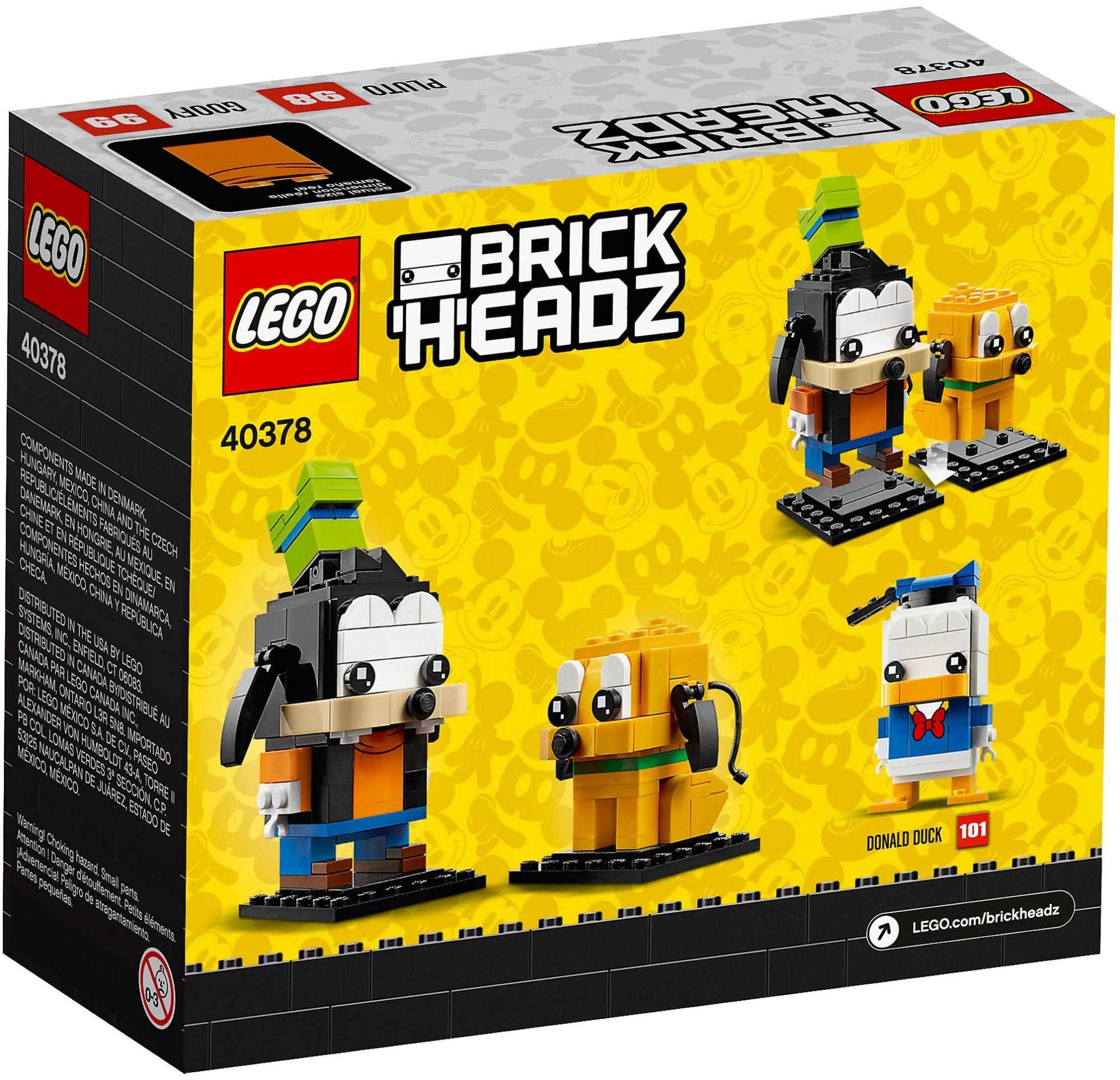Lego Brickheadz - Dingo Et Pluto (Disney) - 40378 - 2