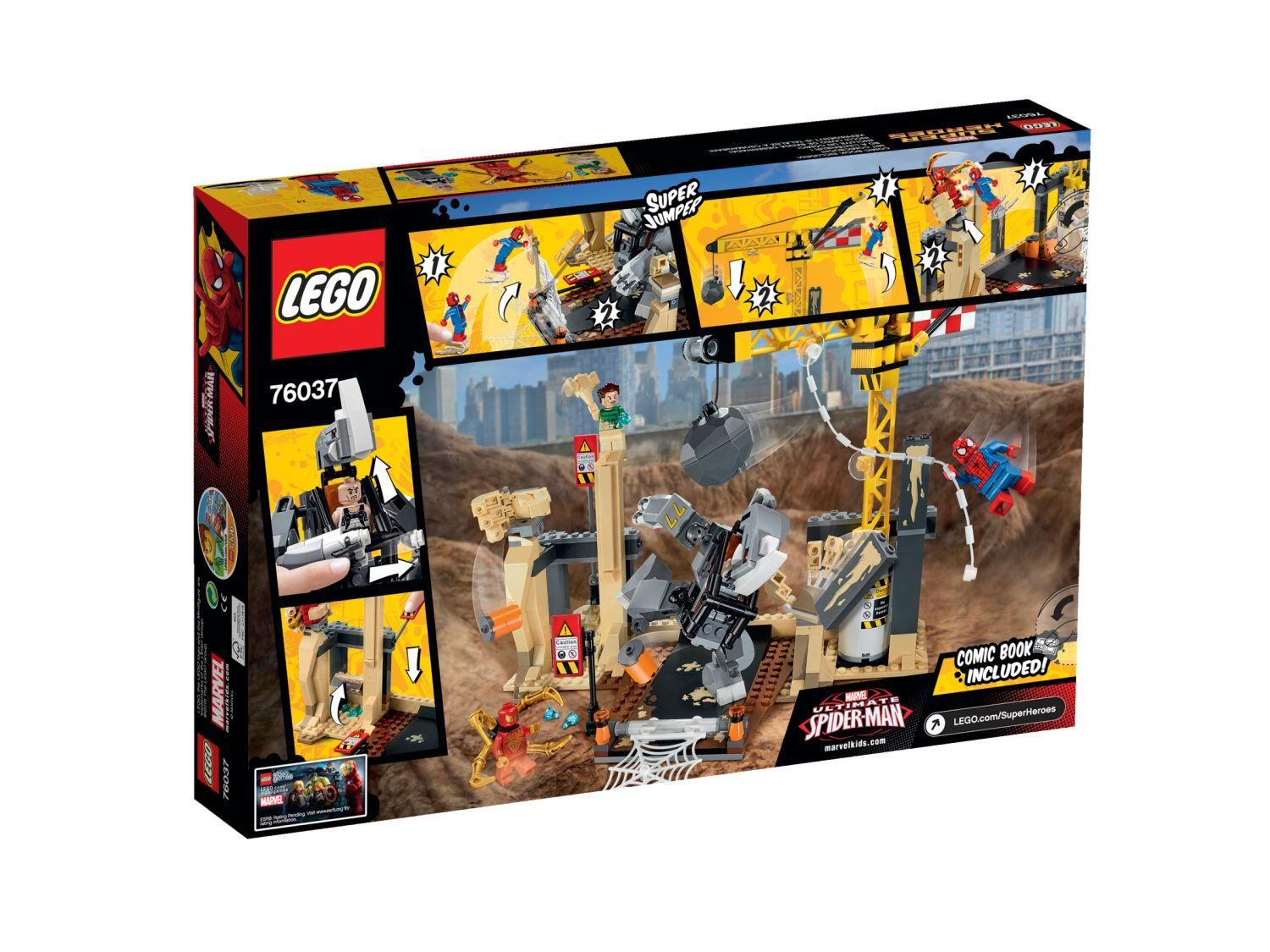 Lego 76037 - Spiderman - L'�quipe De Super Vilains De Rhino Et De L'homme-S... - 2
