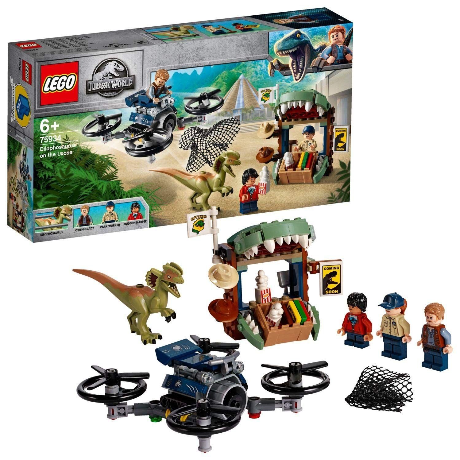 Lego Jurassic World - Dilophosaure En Libert� - 75934 - 5