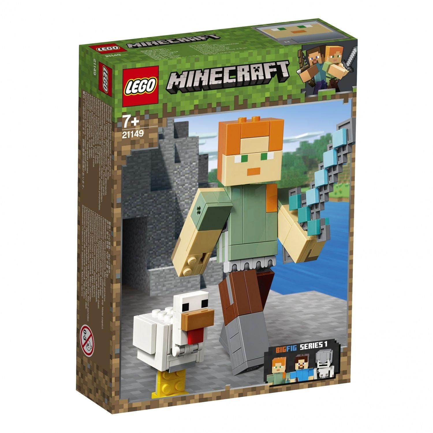 Lego Minecraft - Bigfigurine Minecraft Alex Et Son Poulet - 21149