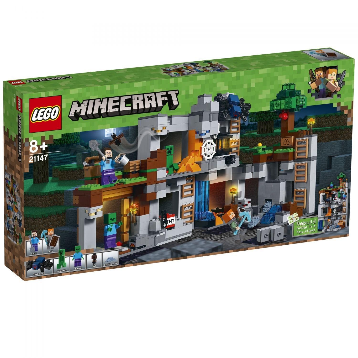 Lego Minecraft - Les Aventures Souterraines - 21147 - 2