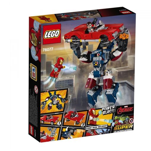 Lego 76077 - Iron Man : Lattaque De Detroit Steel - 2