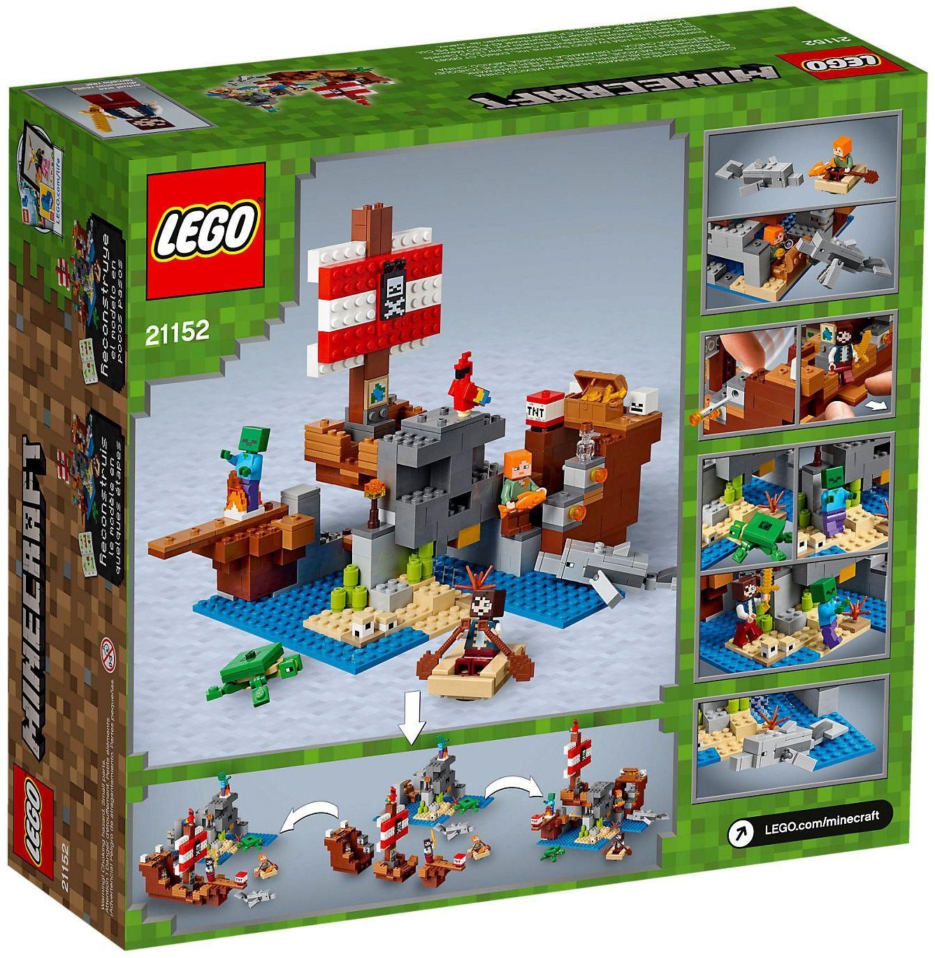 Lego Minecraft - L'aventure Du Bateau Pirate - 21152 - 2