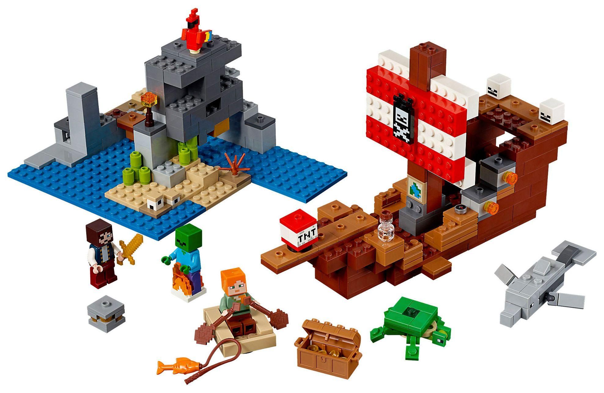 Lego Minecraft - L'aventure Du Bateau Pirate - 21152 - 3