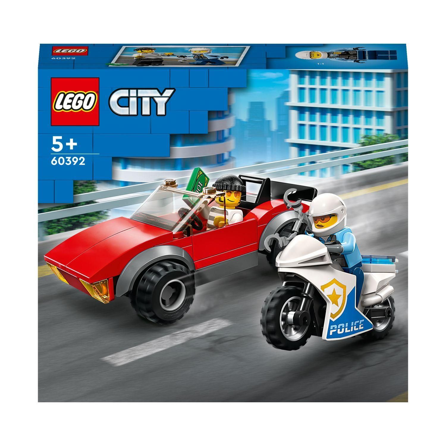 Lego City - La Course-Poursuite De La Moto De Police - 60392 - 9