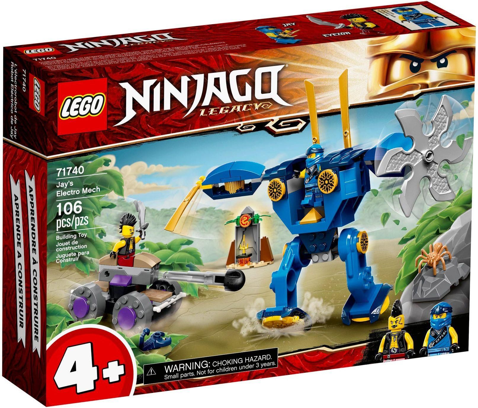 Lego Ninjago - L'�lectrorobot De Jay - 71740