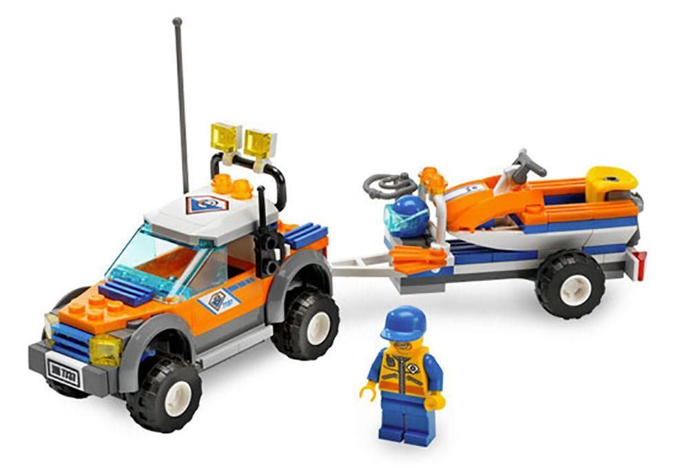 Lego City - Le 4x4 Et Le Scooter Des Mers Des Garde-C�tes - 7737 - 2