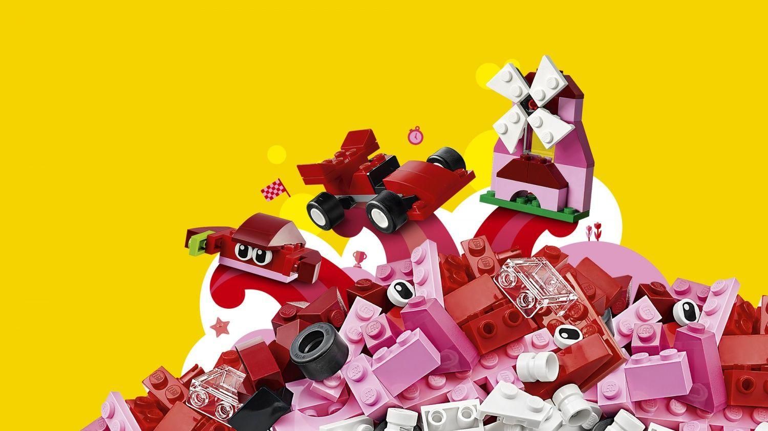 Lego Classic - Bo�te De Construction Rouge - 10707 - 4