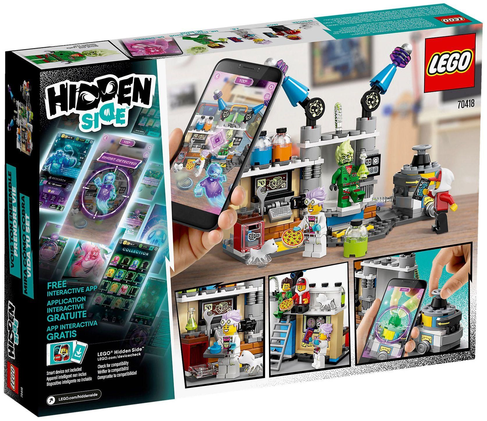 Lego Hidden Side - Le Laboratoire D�tecteur De Fant�mes - 70418 - 2