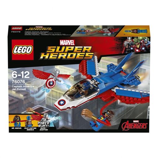 Lego 76076 - La Poursuite En Avion De Captain America