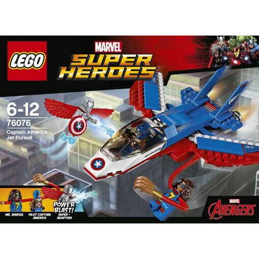 Lego 76076 - La Poursuite En Avion De Captain America - 2