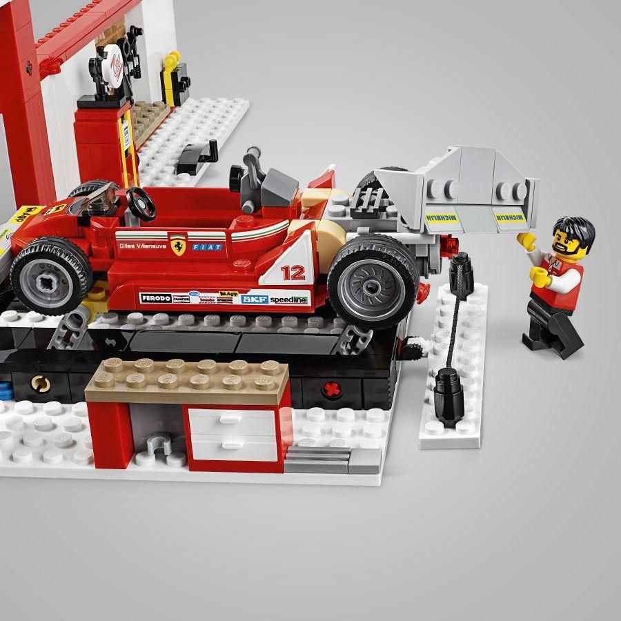 Lego Speed Champions - Le Stand Ferrari - 75889 - 4