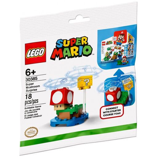 Lego Super Mario - Ensemble D'extension Surprise De Super Champignon (Polyb...