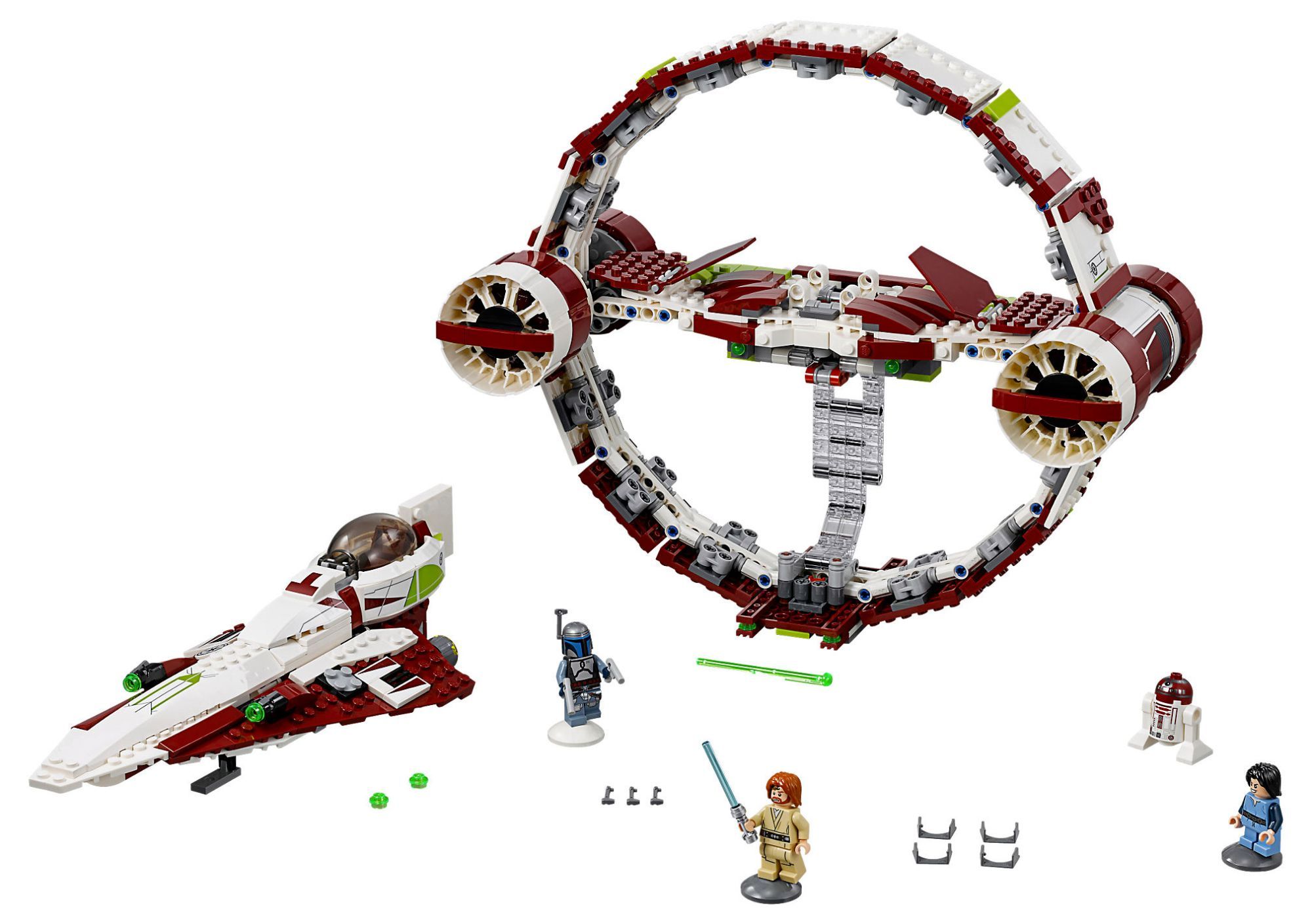 Lego Star Wars - Jedi Starfighter Avec Hyperdrive - 75191 - 2