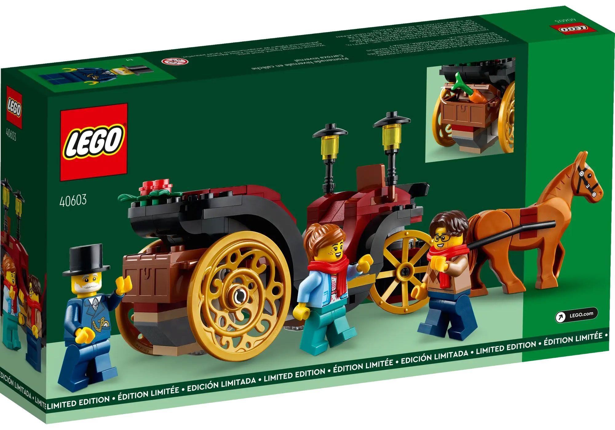 Lego Saisonnier - La Promenade Hivernale En Cal�che - 40603 - 2