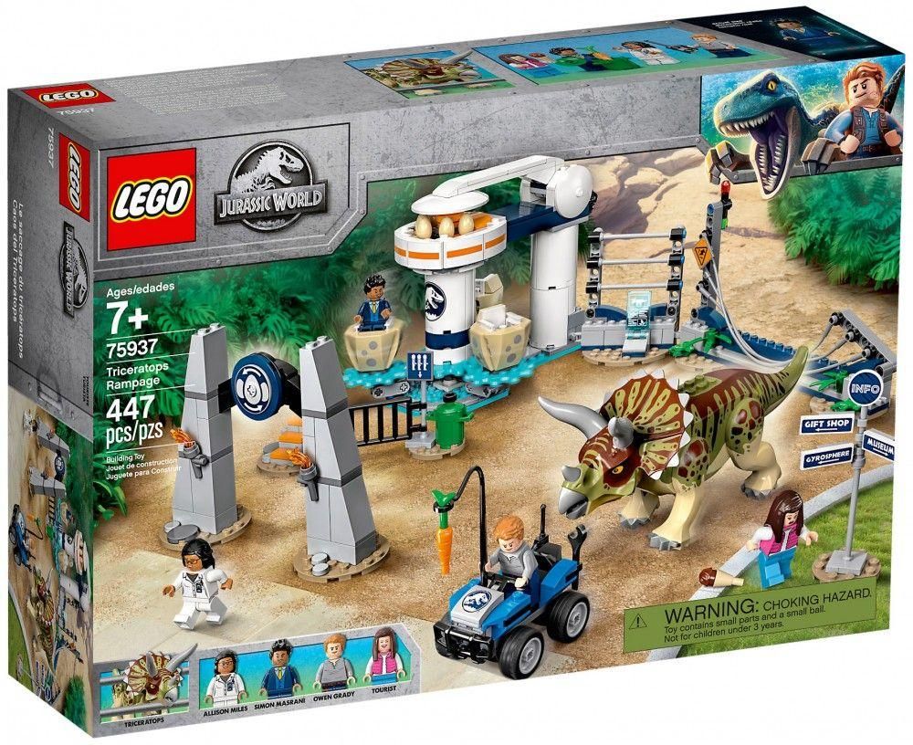 Lego Jurassic World - La Fureur Du Tric�ratops - 75937