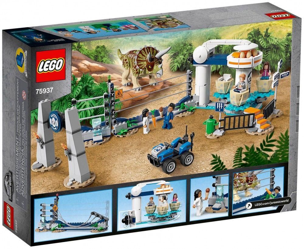Lego Jurassic World - La Fureur Du Tric�ratops - 75937 - 2